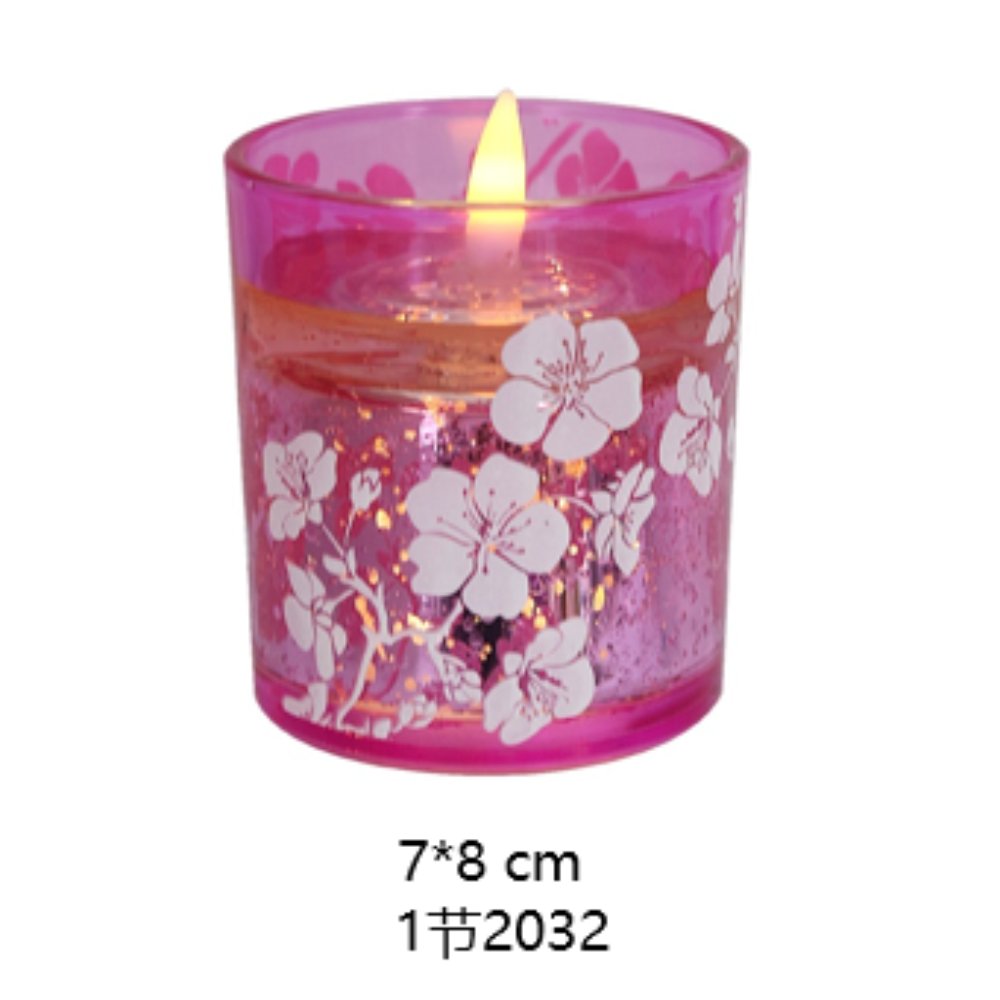 Starry Print Light & Shadow LED Candle Holder