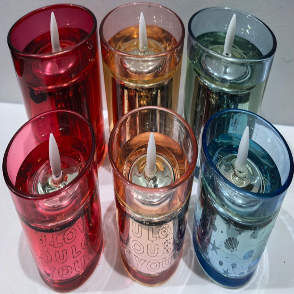 Bow String Light & Shadow LED Candle Holder