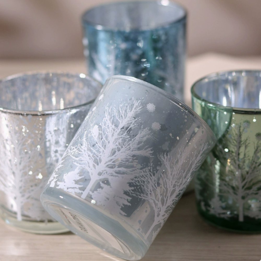 Green Christmas Tree Candle Vessel
