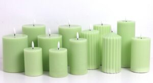 Real Wax LED Pillars