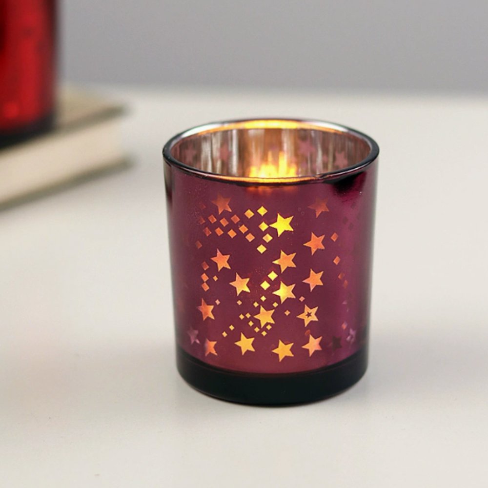 Rose Gold Star Candle Vessel