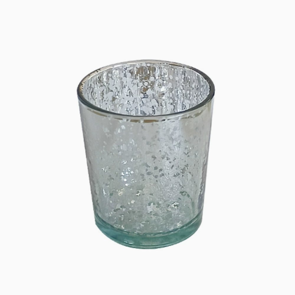 Silver Starry Sky Candle Vessel 5.6×6.7