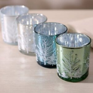 Christmas Tree Candle Empty Cups