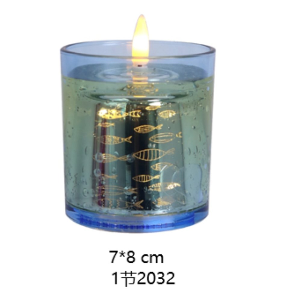 Sardine Light & Shadow LED Candle Holder