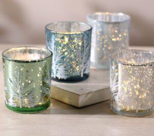 Glass Candle Holders