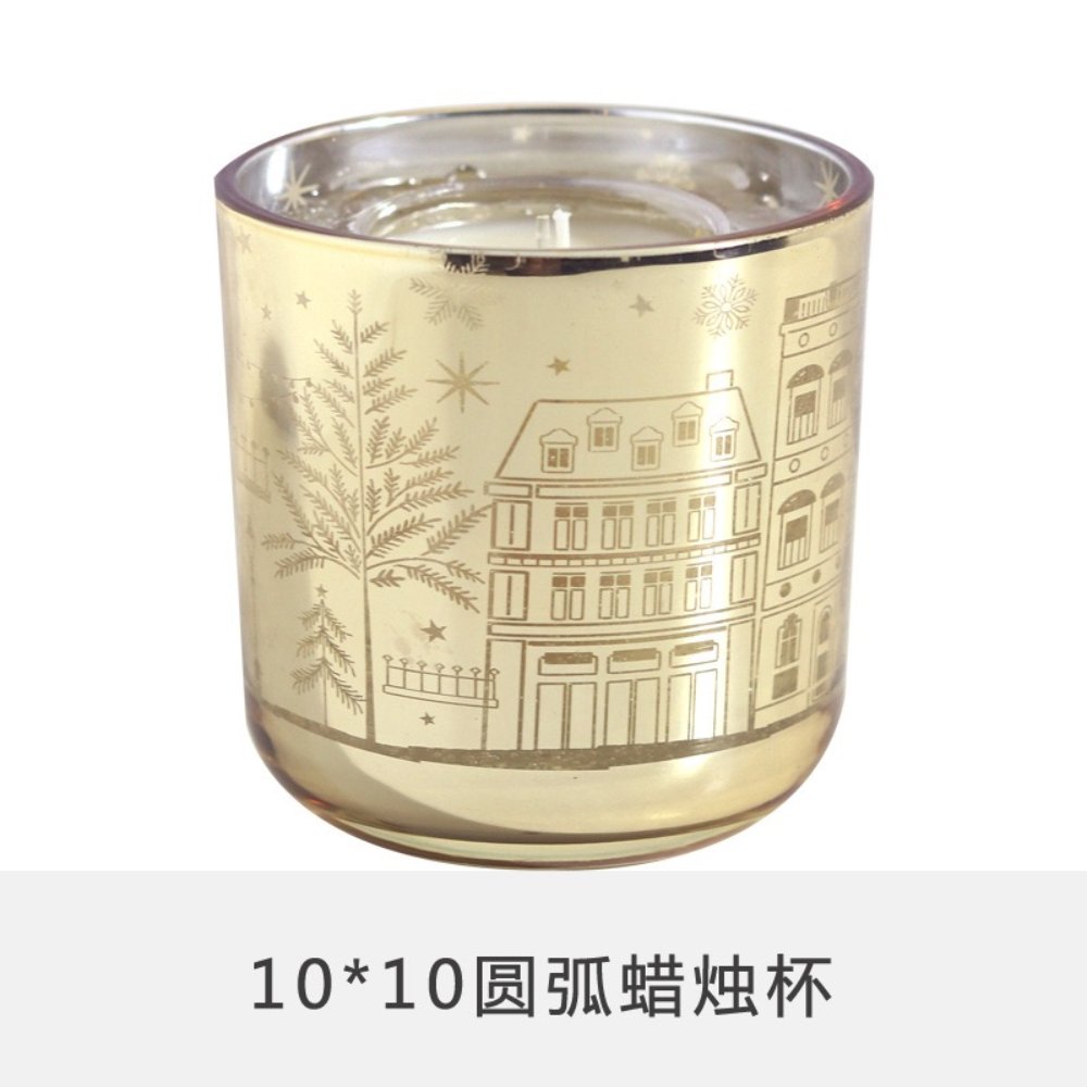 10×10 Curved LED Scented Candle