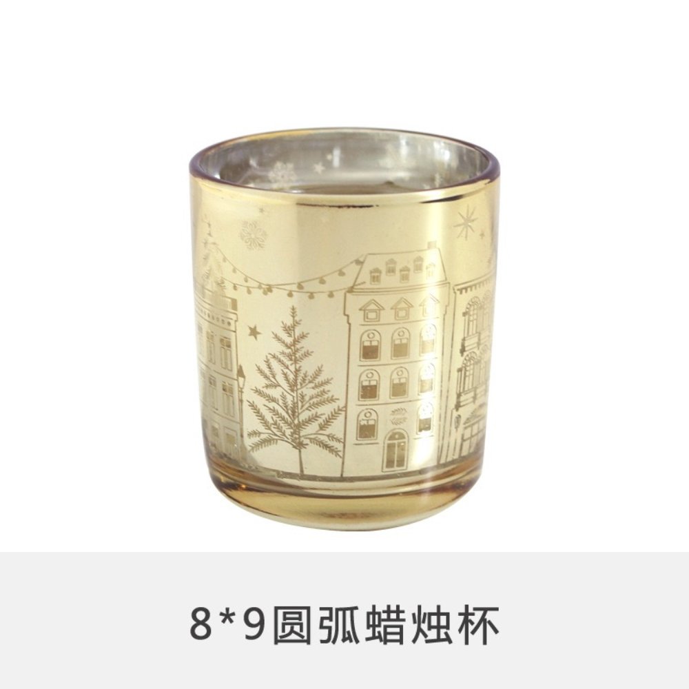 8×9 Curved LED Scented Candle