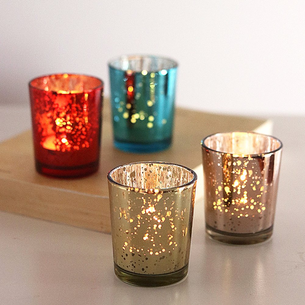 Gold Starry Sky Candle Vessel 5.6×6.7